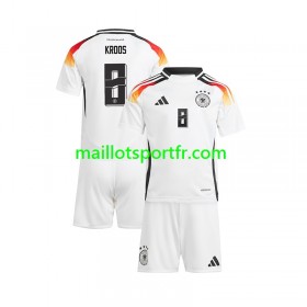 Maillot de Foot Allemagne Toni Kroos 8 Enfant Domicile UEFA Euro 2024